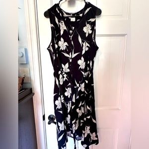 EUC A New Day button tank dress with belt and pockets!! Size XXL